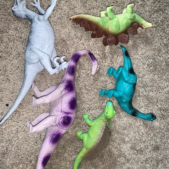 Lot Of 5 Dinosaur Figure Toy As Shown In Pictures - Picture 2 of 2